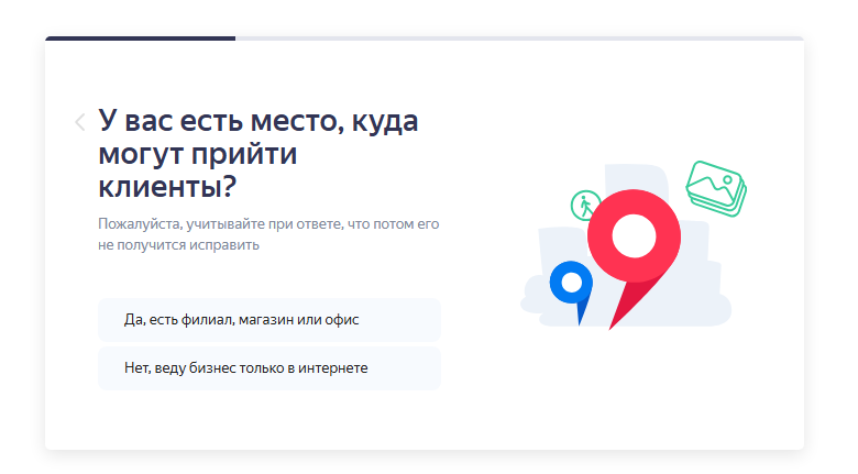 Яндекс Бизнес - У Вас есть место куда можно придти